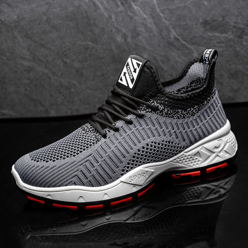 Versatile Spring Essential Mens Casual Korean Fashion Style Mesh Lightweight Running Shoes