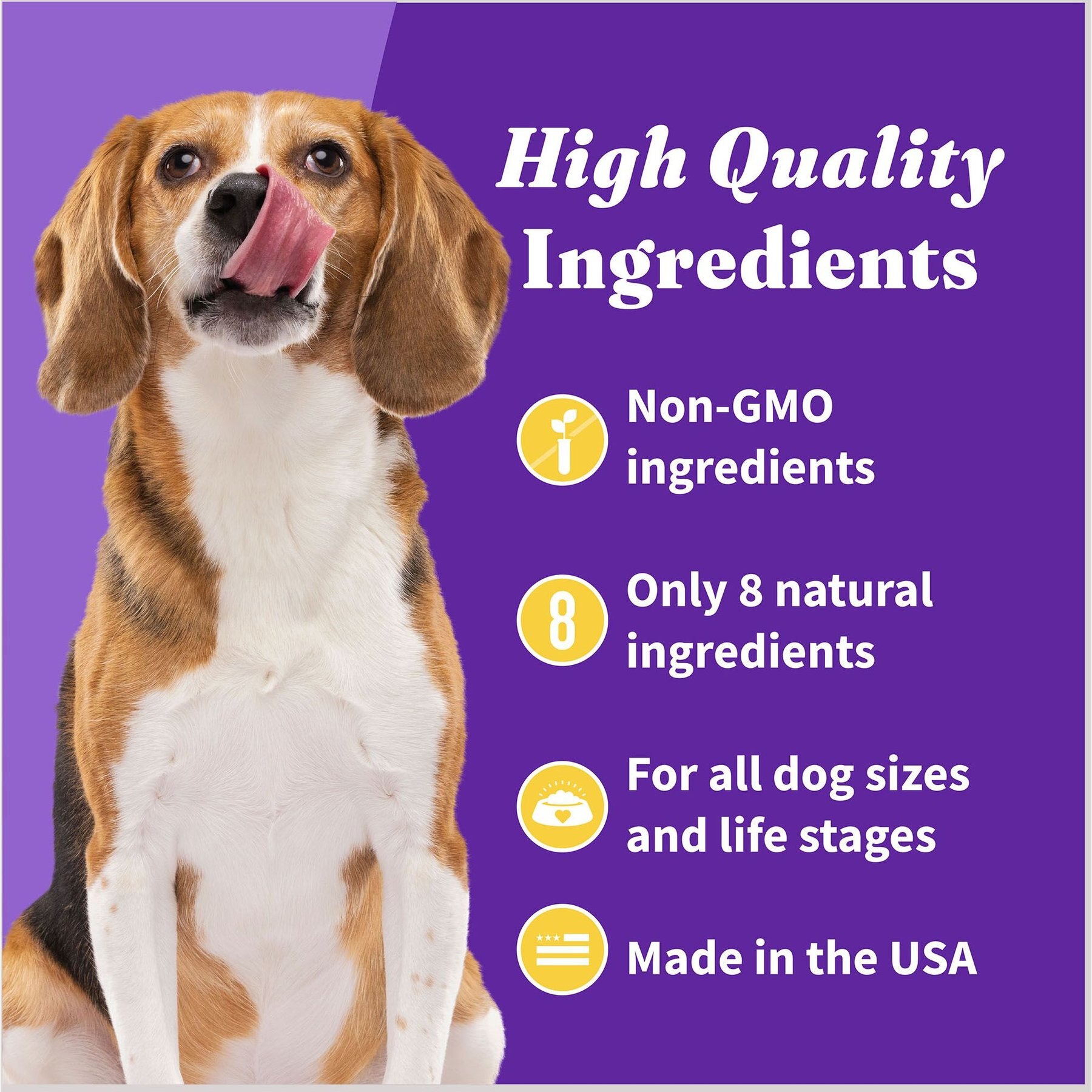 Halo Plant-Based Dog Treats with Peanut Butter & Banana Vegan Dog Treat, 8-oz bag