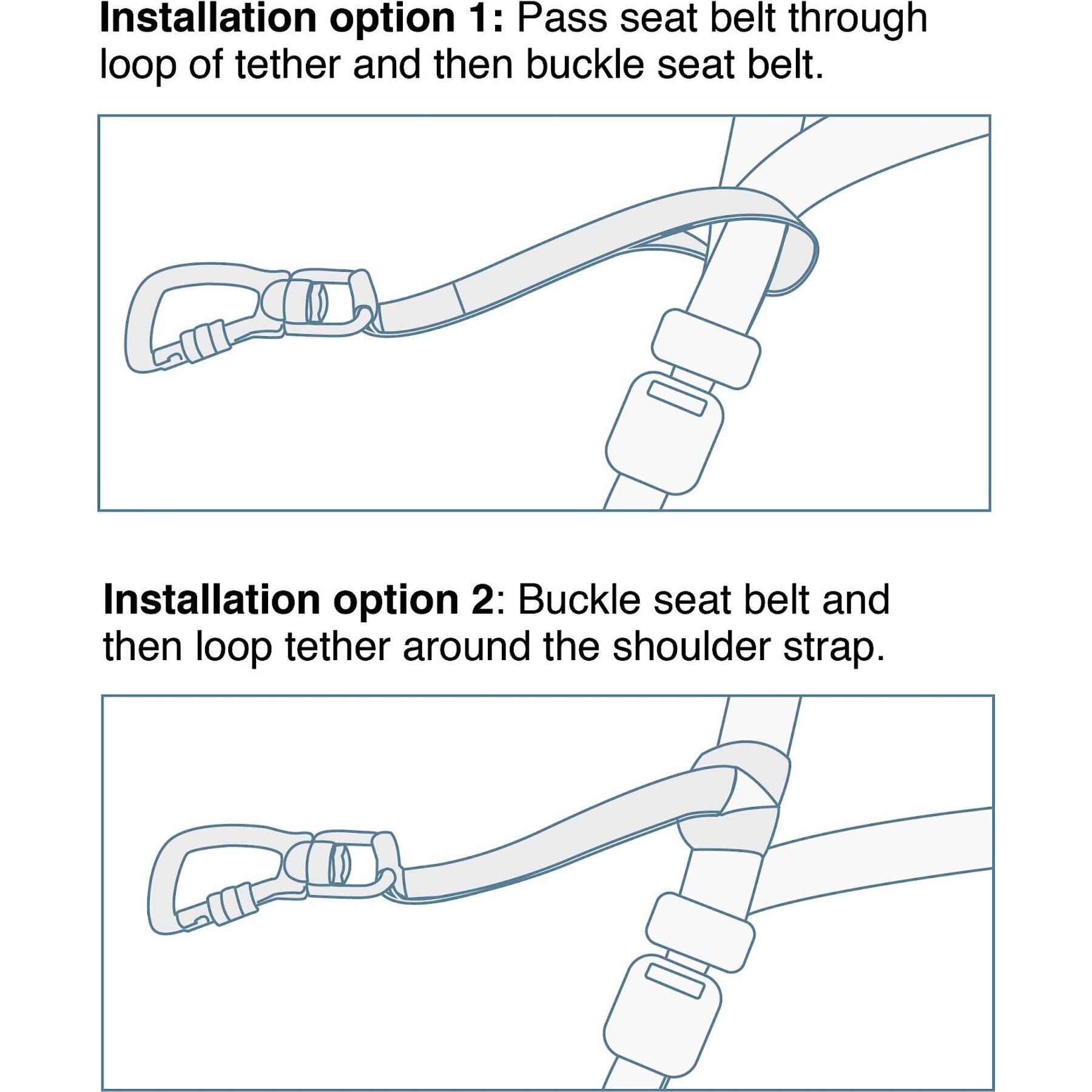 Kurgo Swivel Seat-Belt Tether