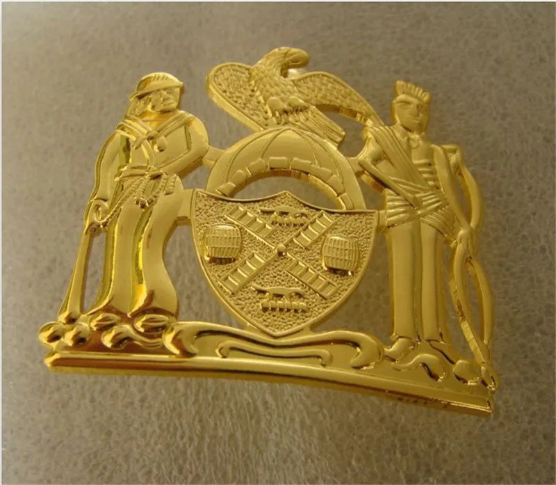 US City of York Department Metal Badge Cosplay Inspector Detective Sergeant Shirt Lapel Brooch Pin 240412
