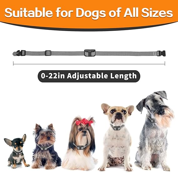 Tiniest Shock Collar, Lightest Dog Training Collar with Remote for Small Dogs 5-15lbs & Medium Large Dogs/Puppies, Waterproof, Rechargeable, 1300ft Ra