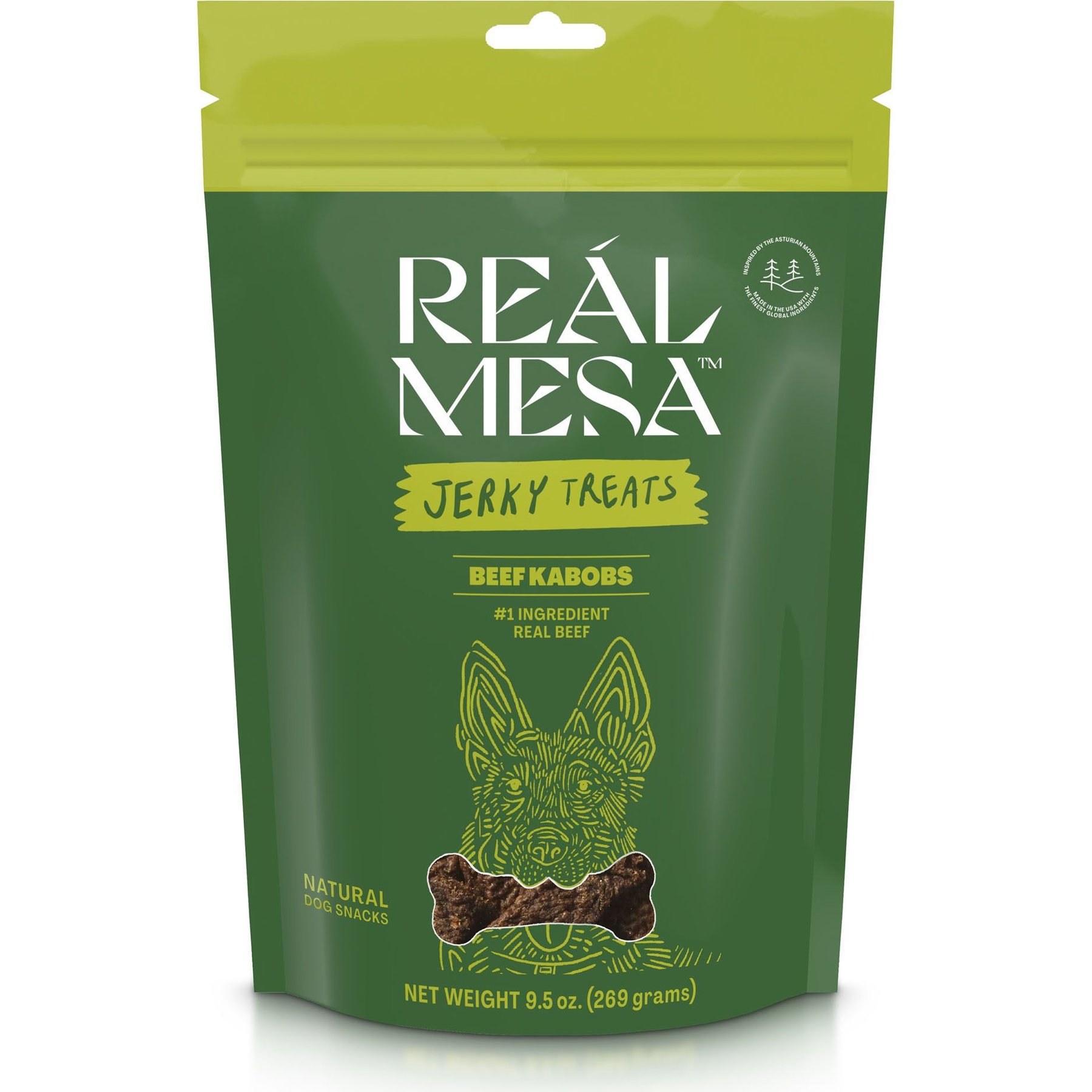 REÁL MESA Beef Kabobs Dog Jerky Treat