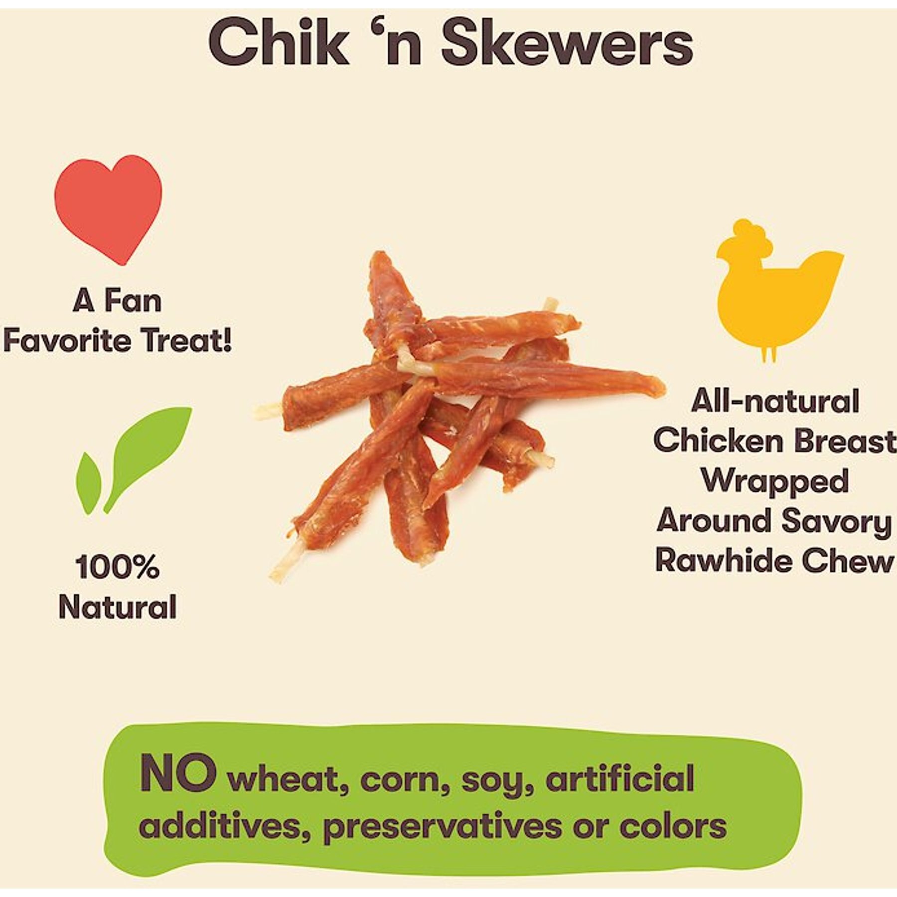 Pet 'n Shape Chik 'n Skewers Dog Treats