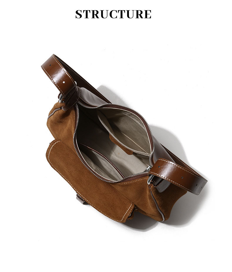 Retro Frosted Cowhide Women's Brand High Quality Large Capacity Shoulder Messenger Bag For Women Genuine Leather BagVoyage