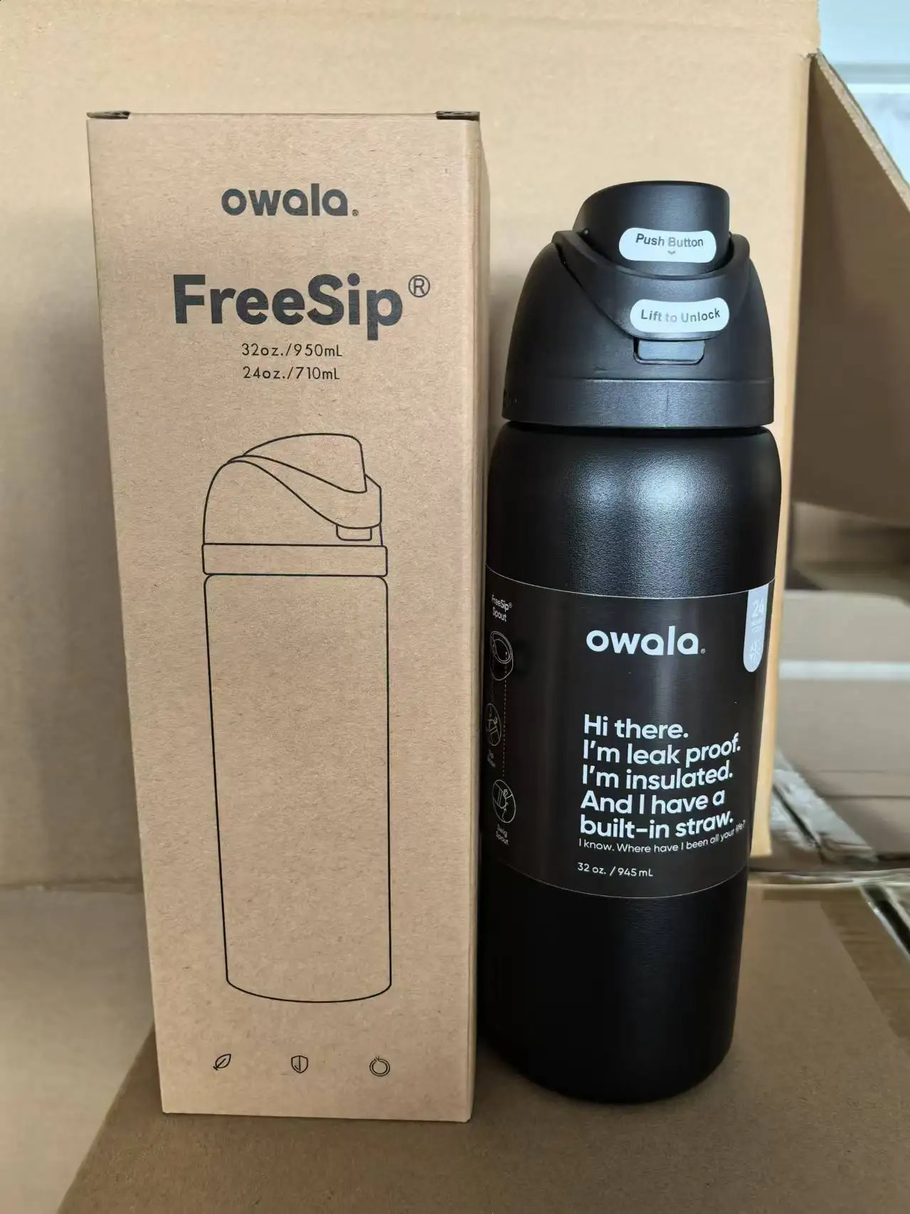 Owala Cup Vacuum Flasks Thermoses Water Bottle Drinkware Thermo Tumbler Stainless Steel Thermal Mug Original Cold Coffee 241121