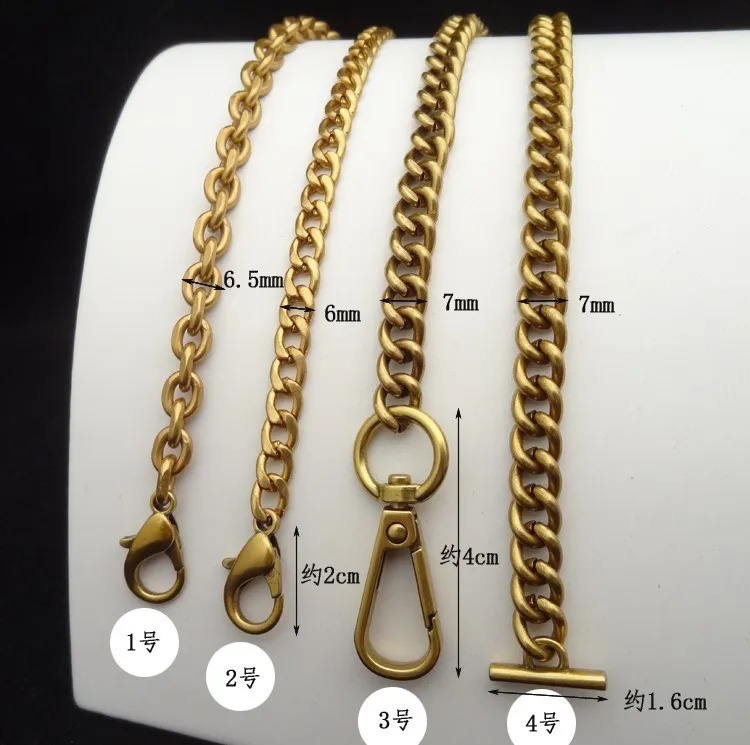 110cm Shoulder Bag Keychain Chain Bag Womens Messenger Bag Shoulder Strap Replacement Bag Gold High Quality 241121