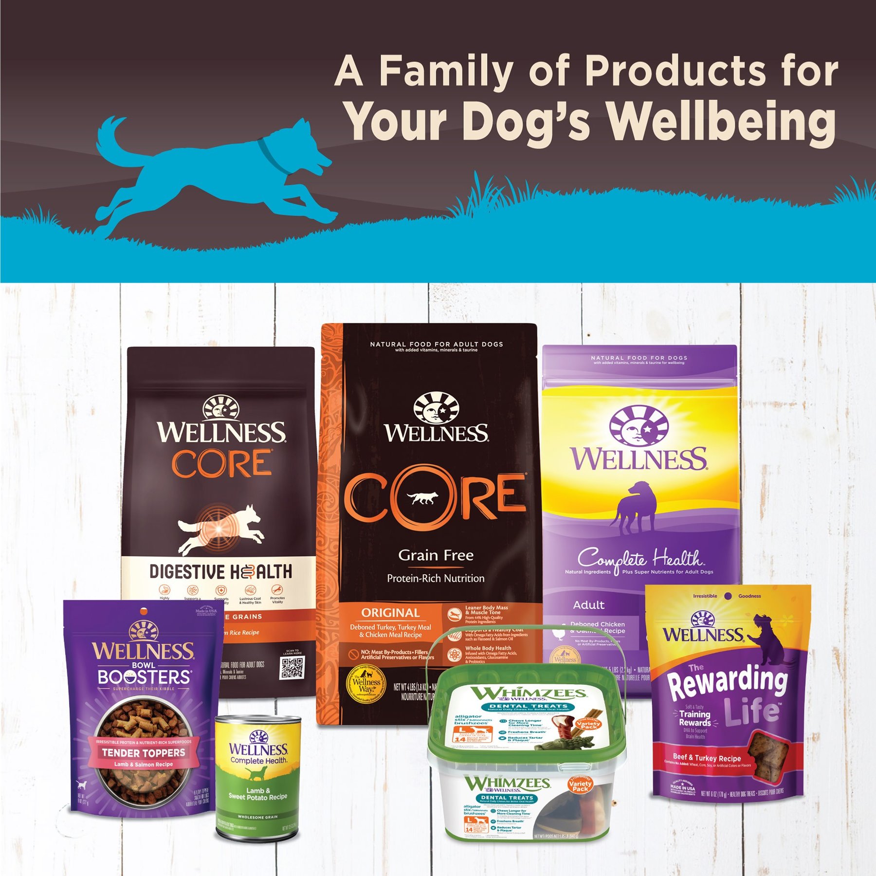 Wellness CORE Grain-Free Whitefish, Salmon & Herring Formula Canned Dog Food