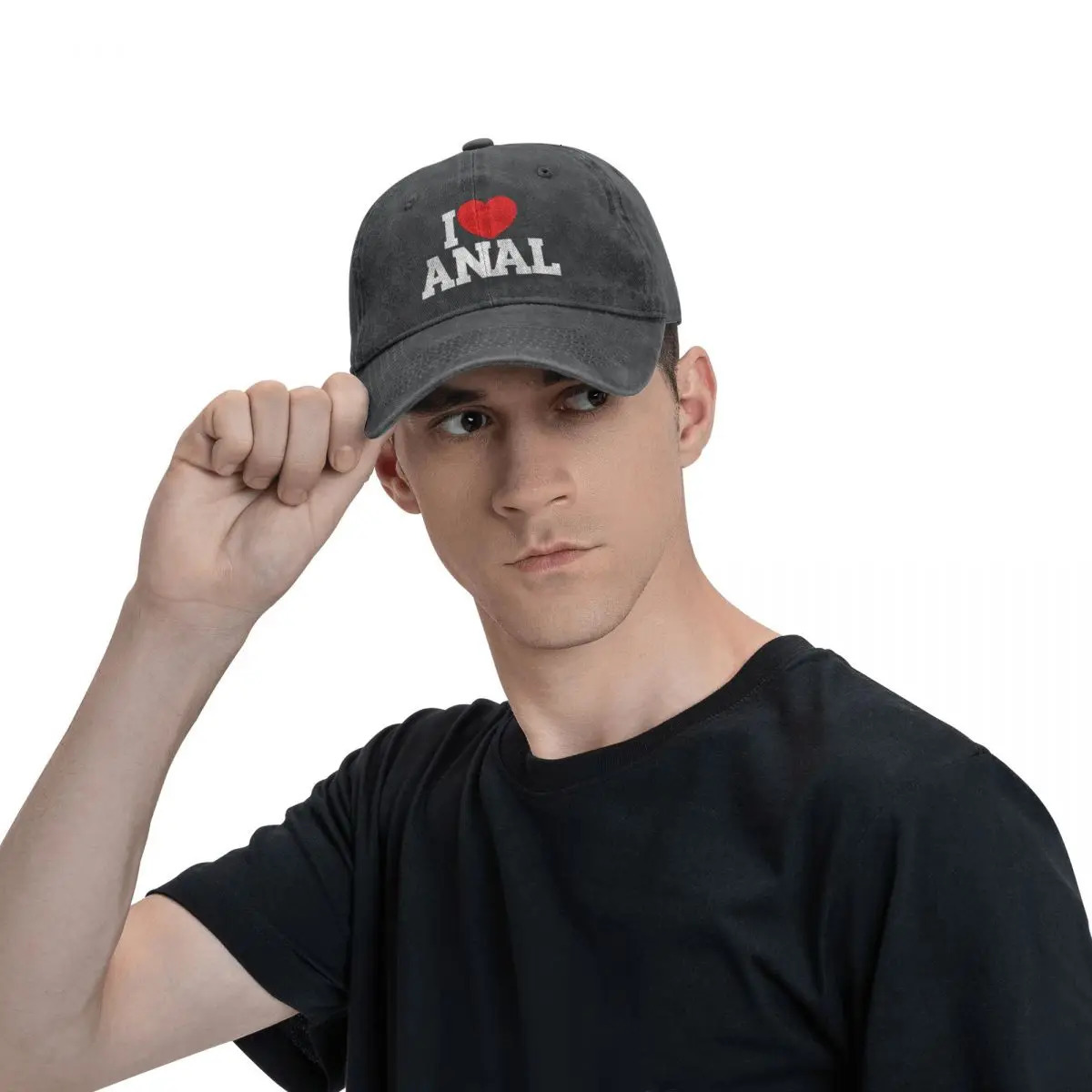 I Love ANAL Denim Baseball Cap Hump Day Sports Trucker Hat Summer Wholesale Female Vintage Casual Cap 240407
