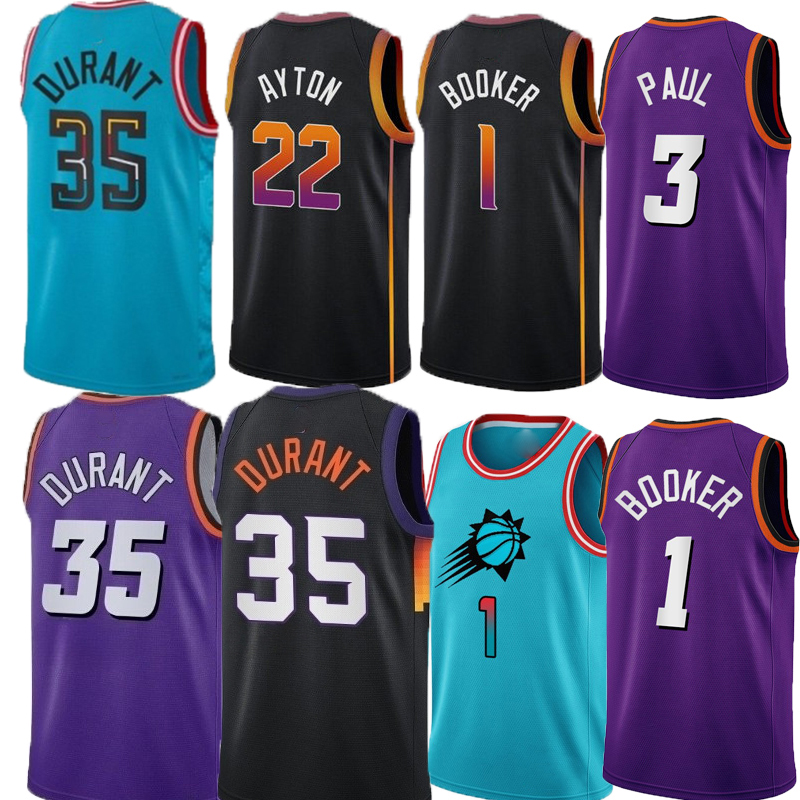Men Basketball Jersey Devin Booker Kevin Durant Jusuf Nurkic Royce O'Neale Bradley Beal Eric Gordon Bol Bol Grayson Allen Josh Okogie Drew Eubanks Damion Lee Jerseys