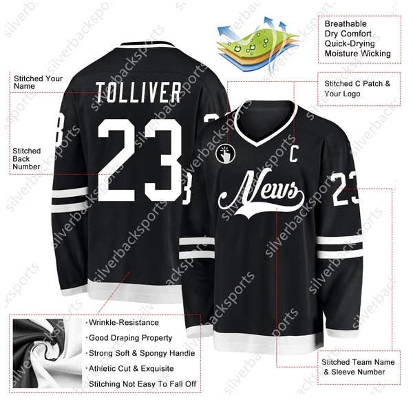 DIY Your ed Custom Hockey Jerseys Men Youth Women Leave Name Any Number This baseball uniform is a quick-drying custom-made sportswear for teenagers a
