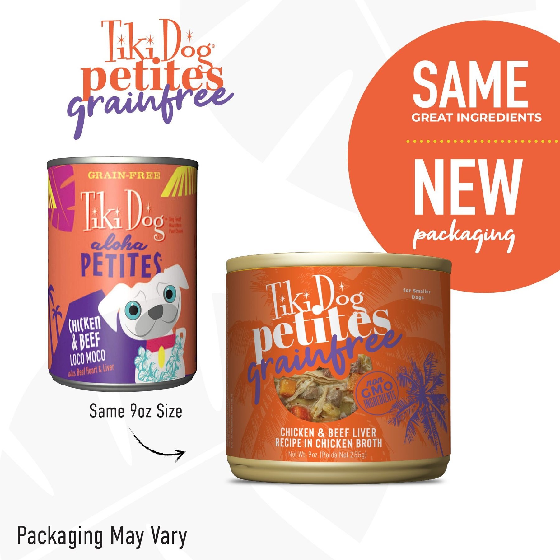 Tiki Dog Petites Chicken & Beef Grain-Free Dog Food