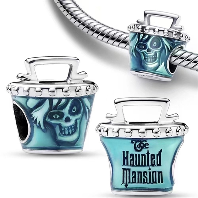 Silver Colour Haunted Mansion Cup Fit a Charms Silver Colour Original Bracelet for Jewelry Making 240408