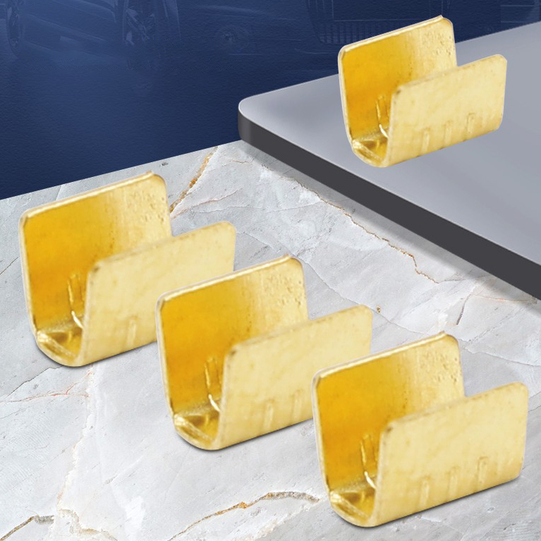 Cable tie DJ454A Large crimping tie terminal U-shaped copper U-shaped covered wire connector Cold-pressed quick cable connection