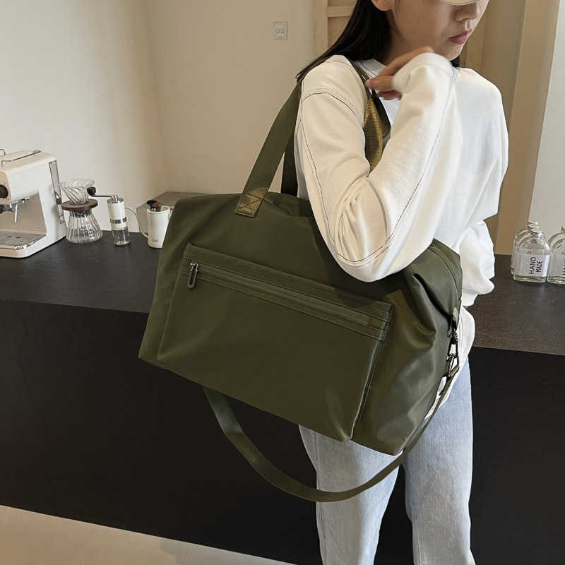 short distance travel bag large capacity new crossbody travel luggage bag commuting single shoulder womens bag commuting storage tote bag
