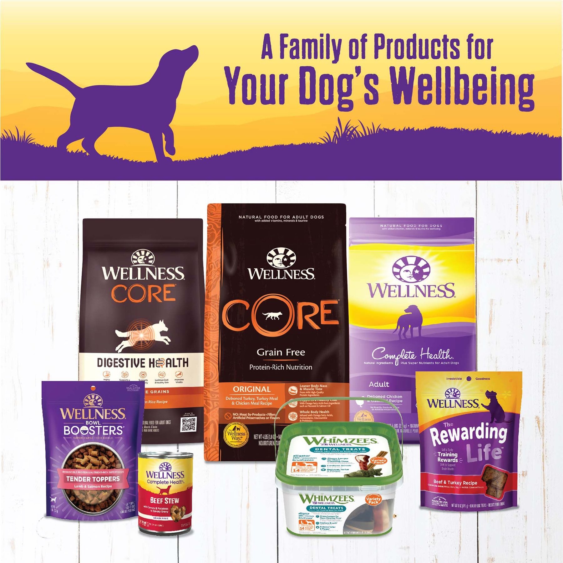 Wellness Chicken Stew with Peas & Carrots Grain-Free Natural Canned Dog Food