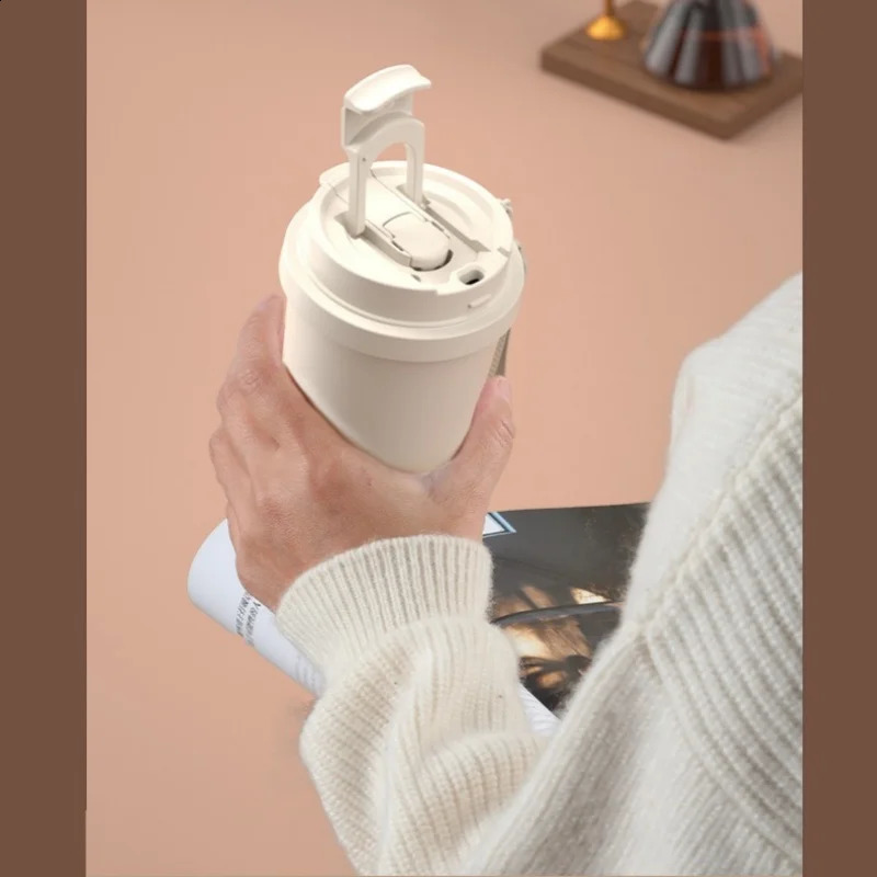 stampup 530ML Thermal Mug Portable Travel Cup Thermoses Household Coffee Insulated Mugs The Car Vacuum Flasks Isotherm Water Bottle 241121 W260226