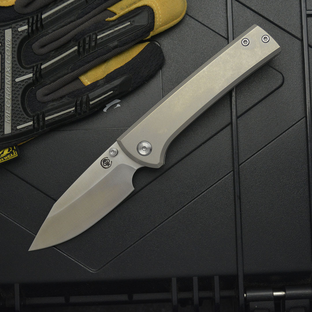 High End Folding Knife M390 Satin Blade TC4 Titanium Alloy Handle Ball Bearing EDC Pocket Knives Outdoor Tools