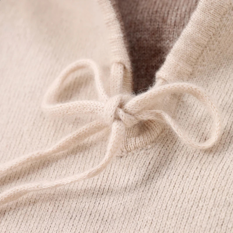 ZYCZCXX high-quality pure cashmere hat suitable for unisex winter casual knitted scarf hat womens Balaclava hat warm bean hat 241121