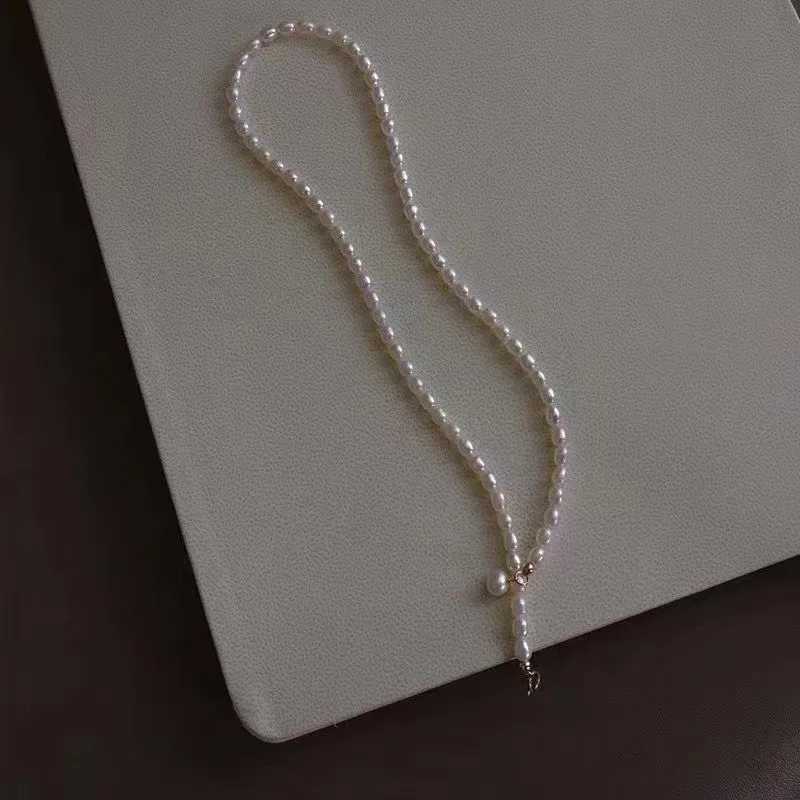 Minar Korea R Freshwater Pearl Toggle Clasp Beaded Necklaces for Women 14K Real Gold Plated Copper Strand Choker WholesaleX241123