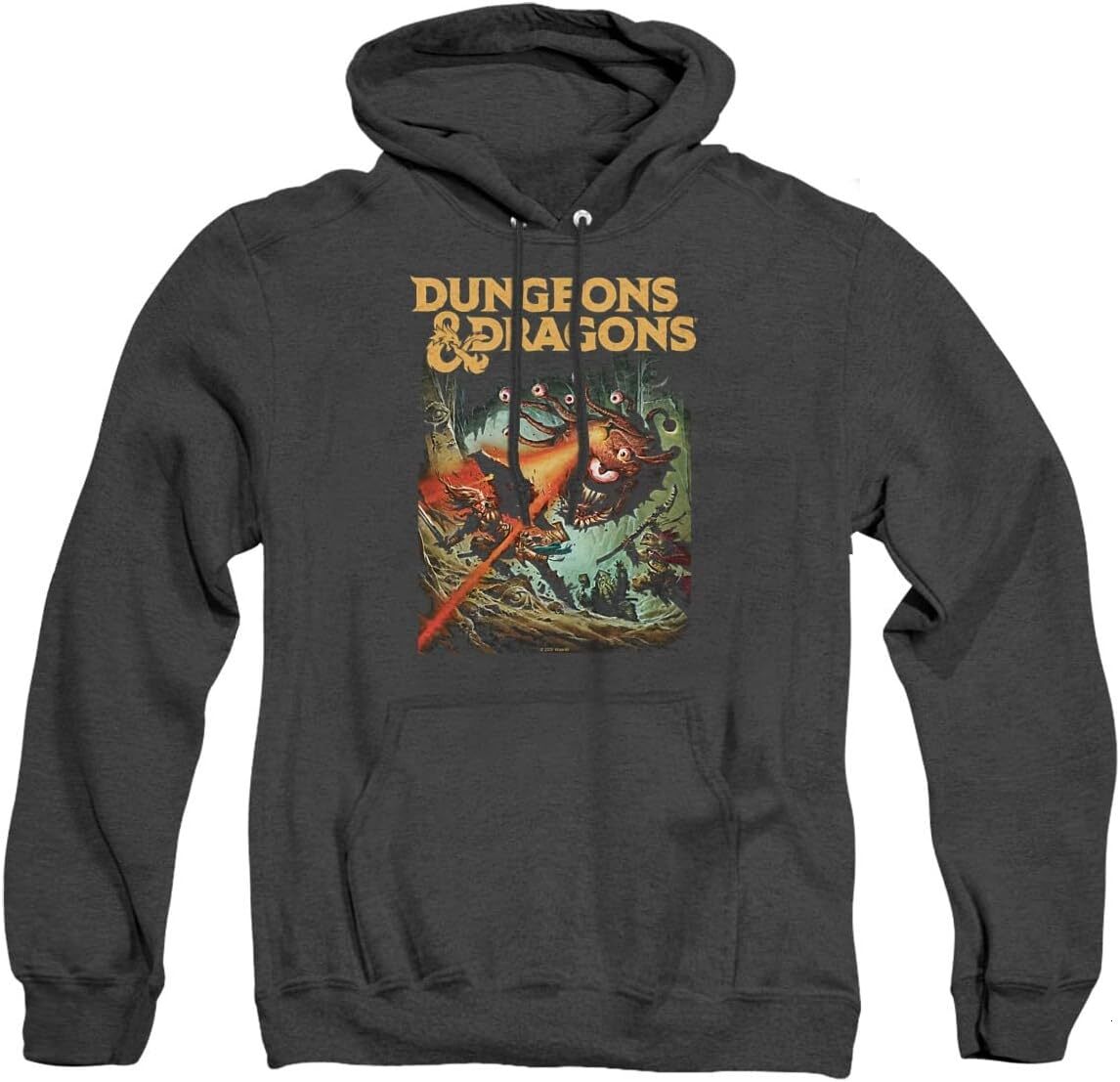 Hoodie for Mens Womens Dungeons Dragons Beholder Strike Unisex Adult Pull-Over Heather Hoodie Graphic Hoodies sweatshirt Fashionable, cool, and warm
