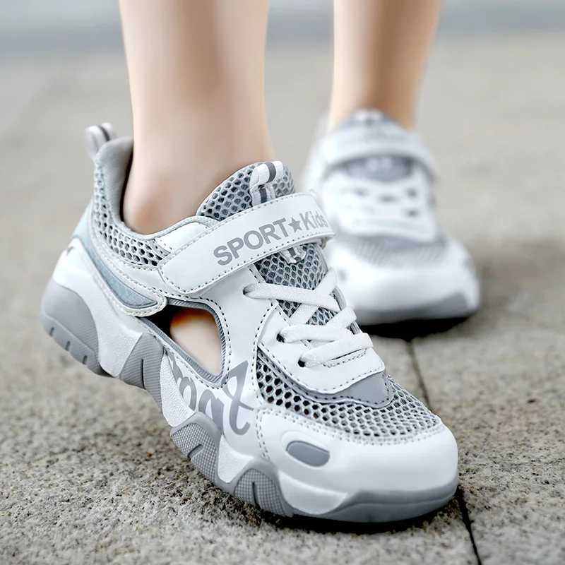 Sneakers Childrens summer shoes childrens sandals breathable boys sandals soft childrens shoes outdoor protective shoes beach sandals H241221