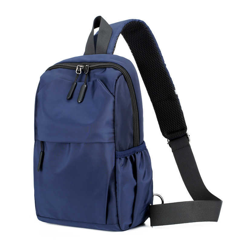 men's chest bag fashion trend single shoulder diagonal bag large capacity chest bag small backpack men and women 241123