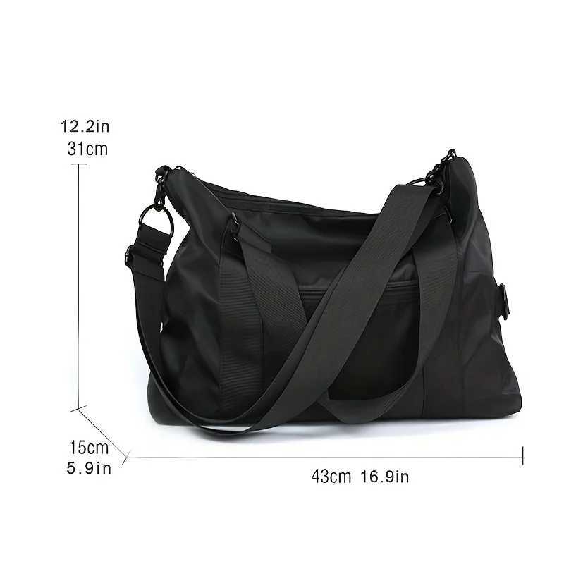 Hand-held travel bag men business travel large capacity duffel bag short distance lightweight casual shoulder bagXJ241122
