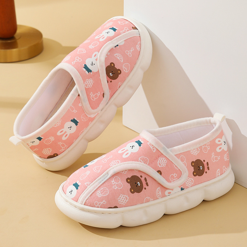 Breathable Postpartum Shoes | Soft Sole Cotton Slippers for Summer