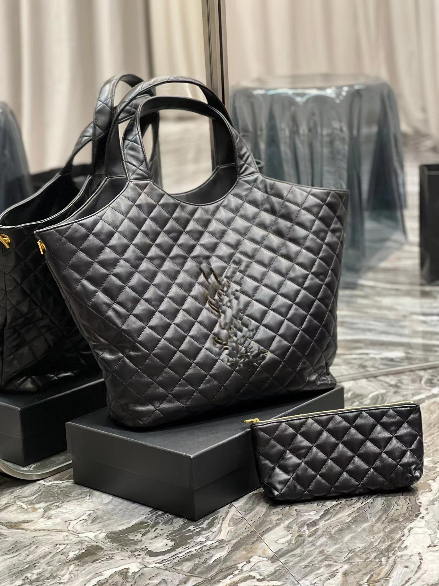 Oversize Shoulderbag Large Capacity Shopping Bag Quilted Handbag Womens Oversized Travel Tote Bag