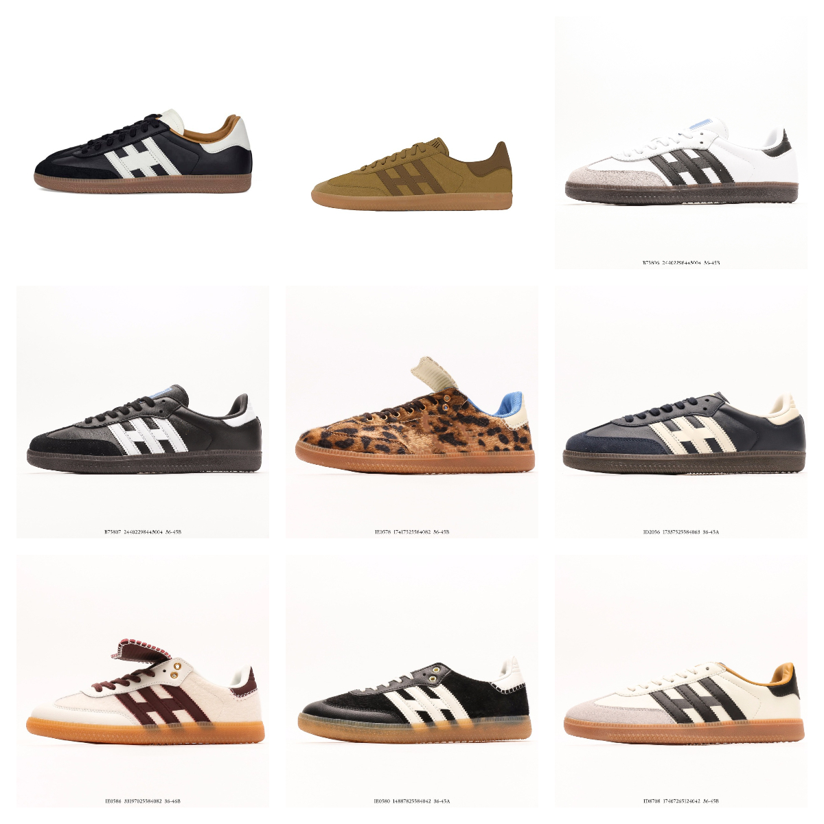 Shoes Running New Men's Designer Women's Leopard Print Black Yellow Brown White Sports Fashion Large Size 36-47