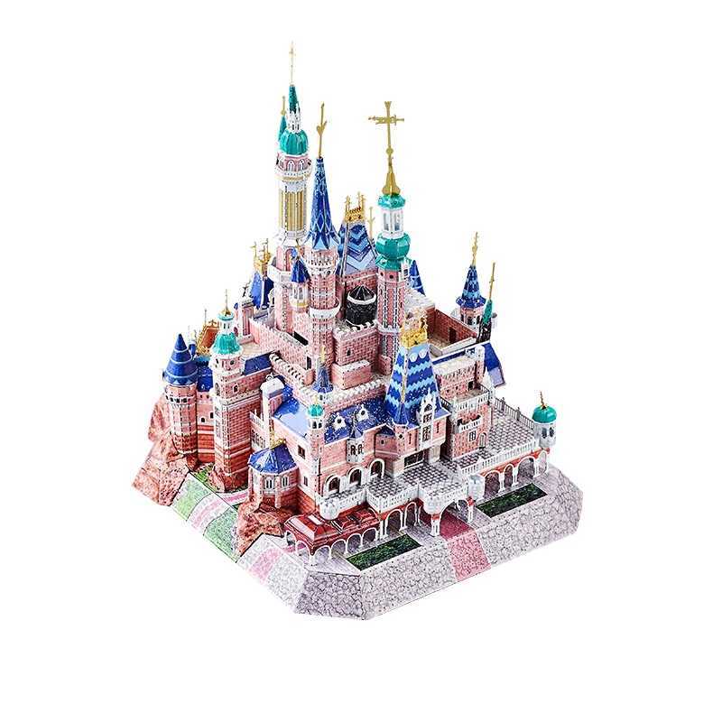 MMZ Model 3D Metal Puzzle Iron Star Dream Castle Model Kit DIY Assembly Model Toy Girlfriend Gift X241122