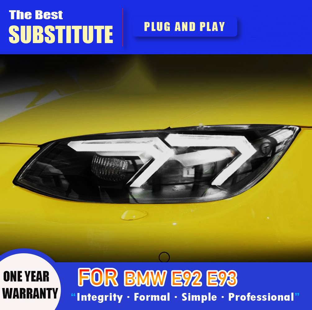 LED Headlight for BMW E92 2011-2013 Headlights E92 330I 335I Modification Assembly LED Lens DRL Turn Signal Light