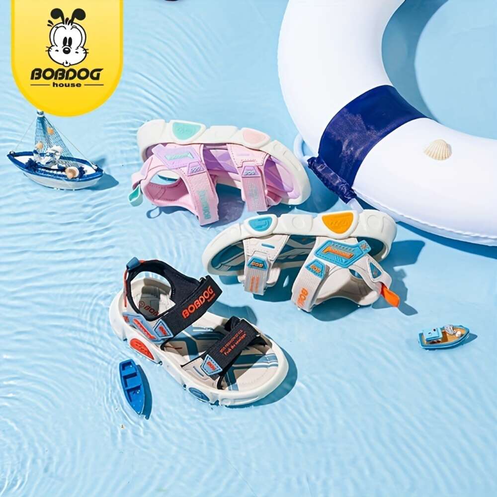 BOBDOG House Unisex Kid's Open Toe Breathable Sandals Comfy Durable Beach Water Shoes for Boy's & Girl's Outdoor Activities BMT22250