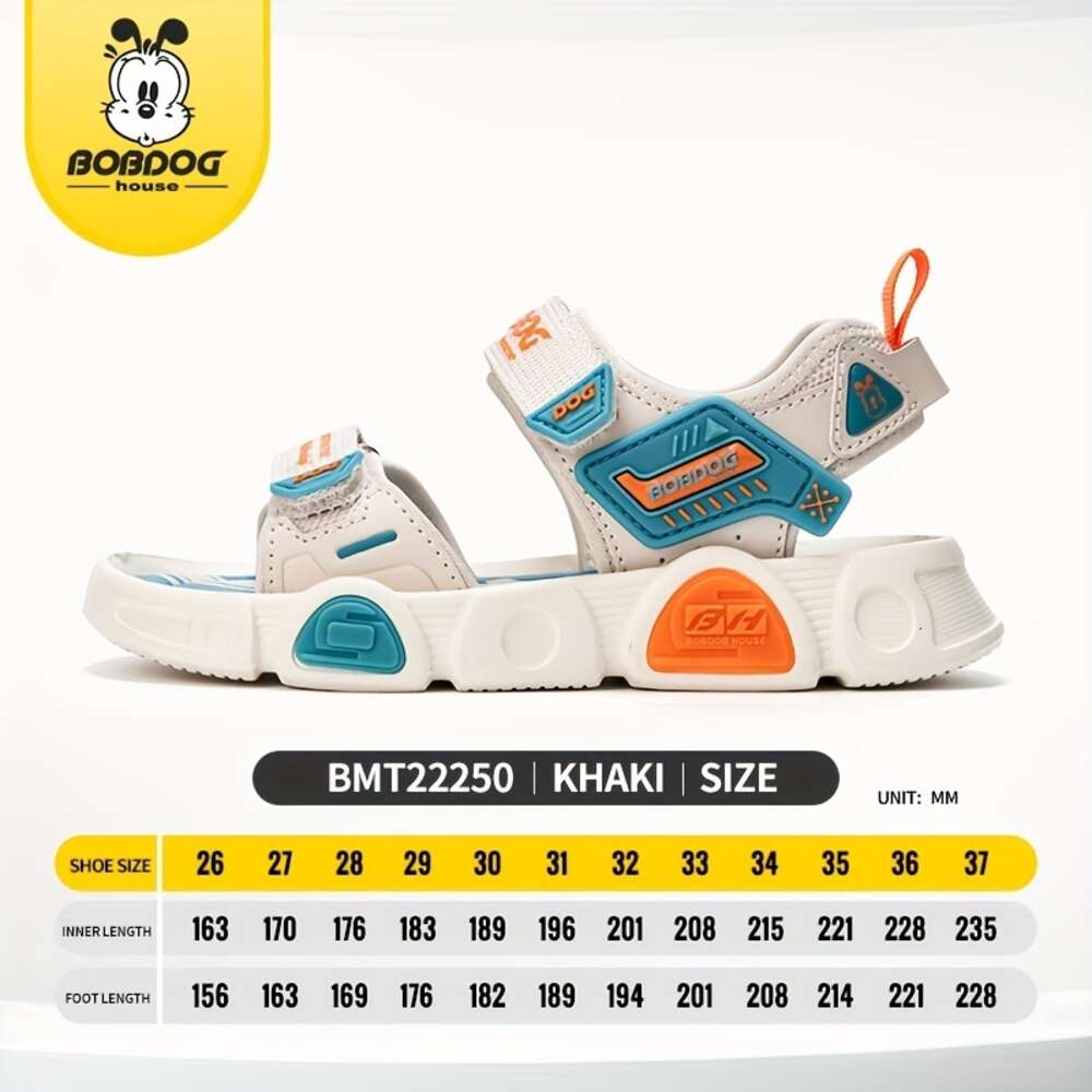 BOBDOG House Unisex Kid's Open Toe Breathable Sandals Comfy Durable Beach Water Shoes for Boy's & Girl's Outdoor Activities BMT22250