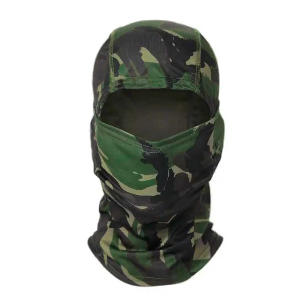 Balaclava Full Face Mask Cover Cycling Airsoft Hunting Hat Camouflage Balaclava Scarf Summer Sun Protection Cycling CapW250512