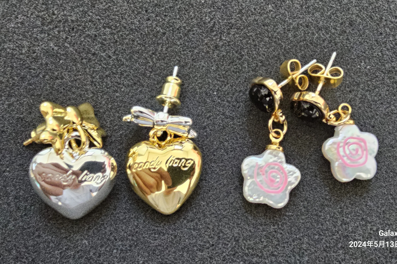 Sandy Liang-Mixed Metals Ballerina Earrings 241122