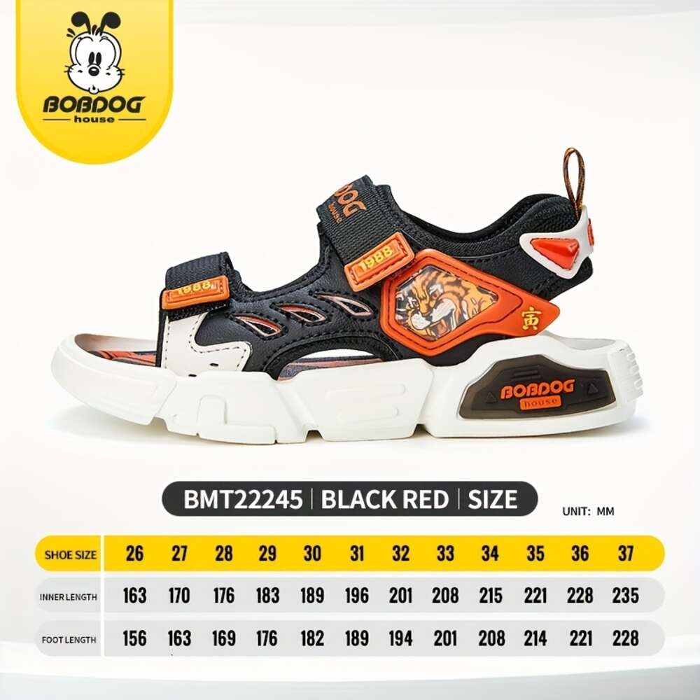 BOBDOG House Unisex Kid's Adorable Solid Colour Open Toe Sandals Comfy Durable Beach Water Shoes for Boy's & Girl's Outdoor Activities 