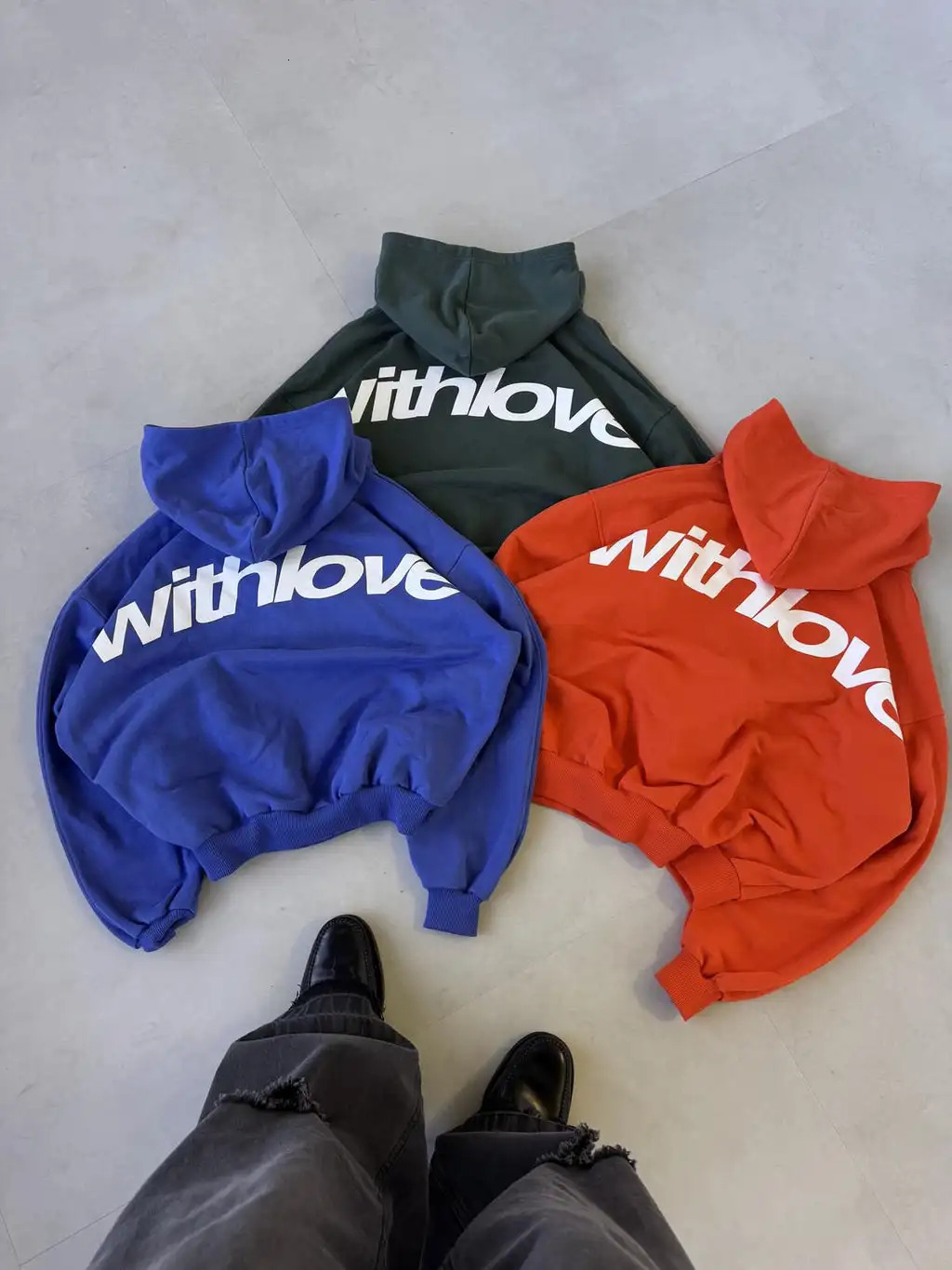 Harajuku Withlove Hoodies women sweatshirts gothic korean goth oversized hoodie streetwear tops grunge y2k clothes 241121