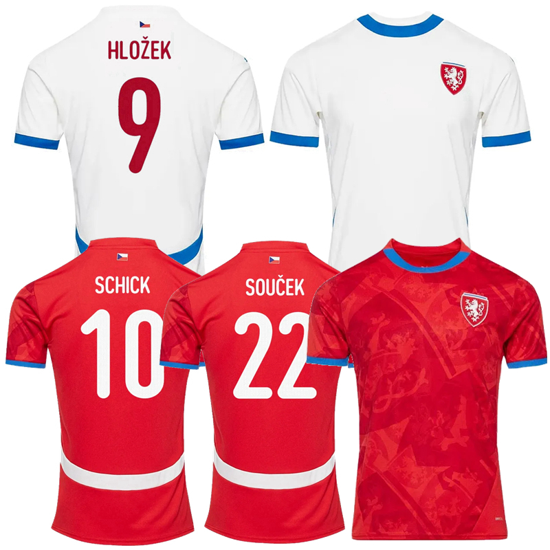 2024 2025 Czech Republic Soccer Jerseys SCHICK SOUCEK BARAK HLOZEK JURASEK SADILEK LINGR CHORY ZIMA HOLES CHYTIL 24 25 National team football shirt
