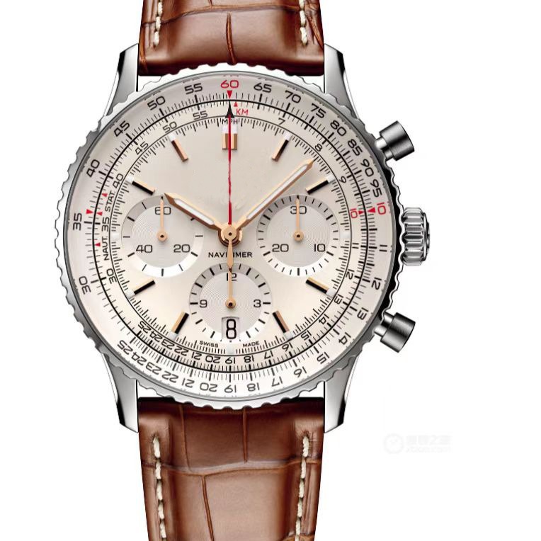 quartz watch men's business watch 6 hands full function belt watch