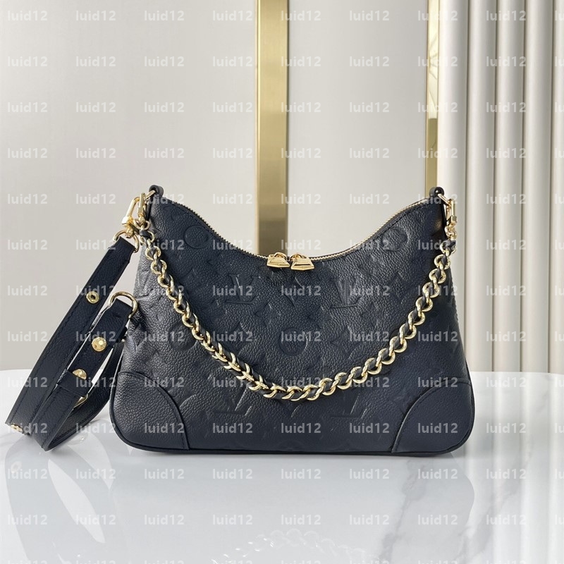 Designer bag boulogne bag handbag Real cowhide New Womens crossbody shoulder bag fashion underarm Bag leather chain bags mirror quality shopping bag tote wallet 11A