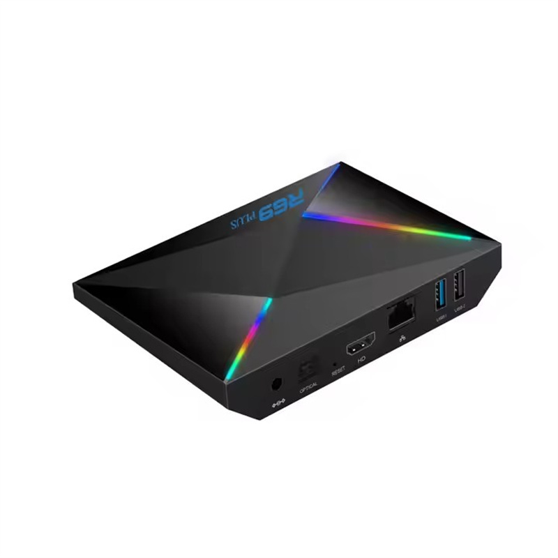 R69 Plus Android 14 Smart TV Box Allwinner H728 BT5.0 1000M 8K HD USB3.0 4G32G /64G WiFi6 Set Top Box Media Player