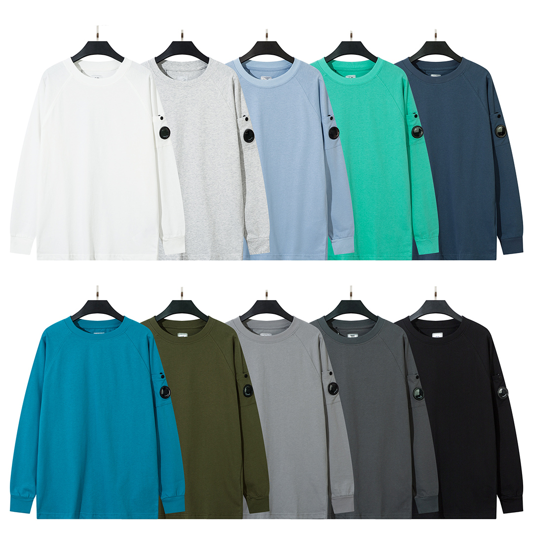 Designer Sweatshirt Mens Jumper Pullover Lens Badge with Letters Printing Pocket on Armband Cotton Round Neck Long Sleeve Spring Autumn Couple Ou