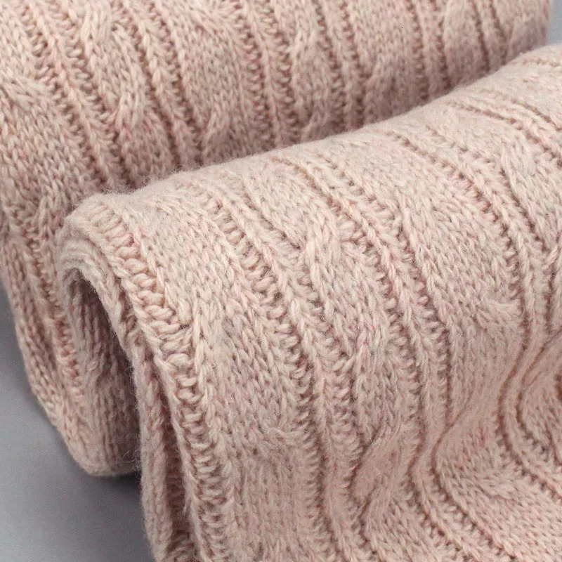 Real Fur Pompom Winter Knitted Hats For Women Hat Scarf Glove Set 3 Piece Sets Twist stripes Cap Gorros Bonnet Beanie Skullies 241122