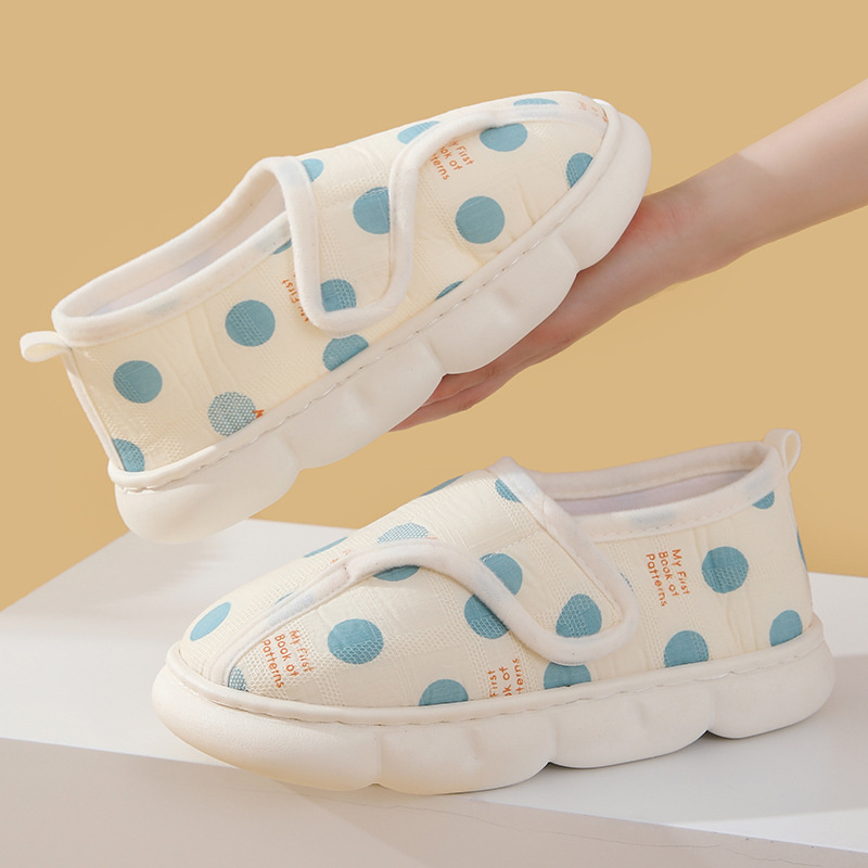 Breathable Postpartum Shoes | Soft Sole Cotton Slippers for Summer