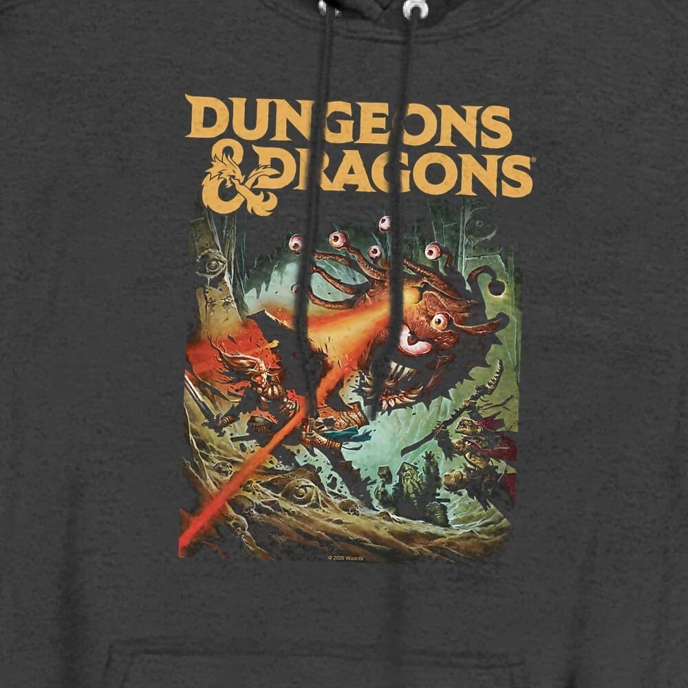 Hoodie for Mens Womens Dungeons Dragons Beholder Strike Unisex Adult Pull-Over Heather Hoodie Graphic Hoodies sweatshirt Fashionable, cool, and warm