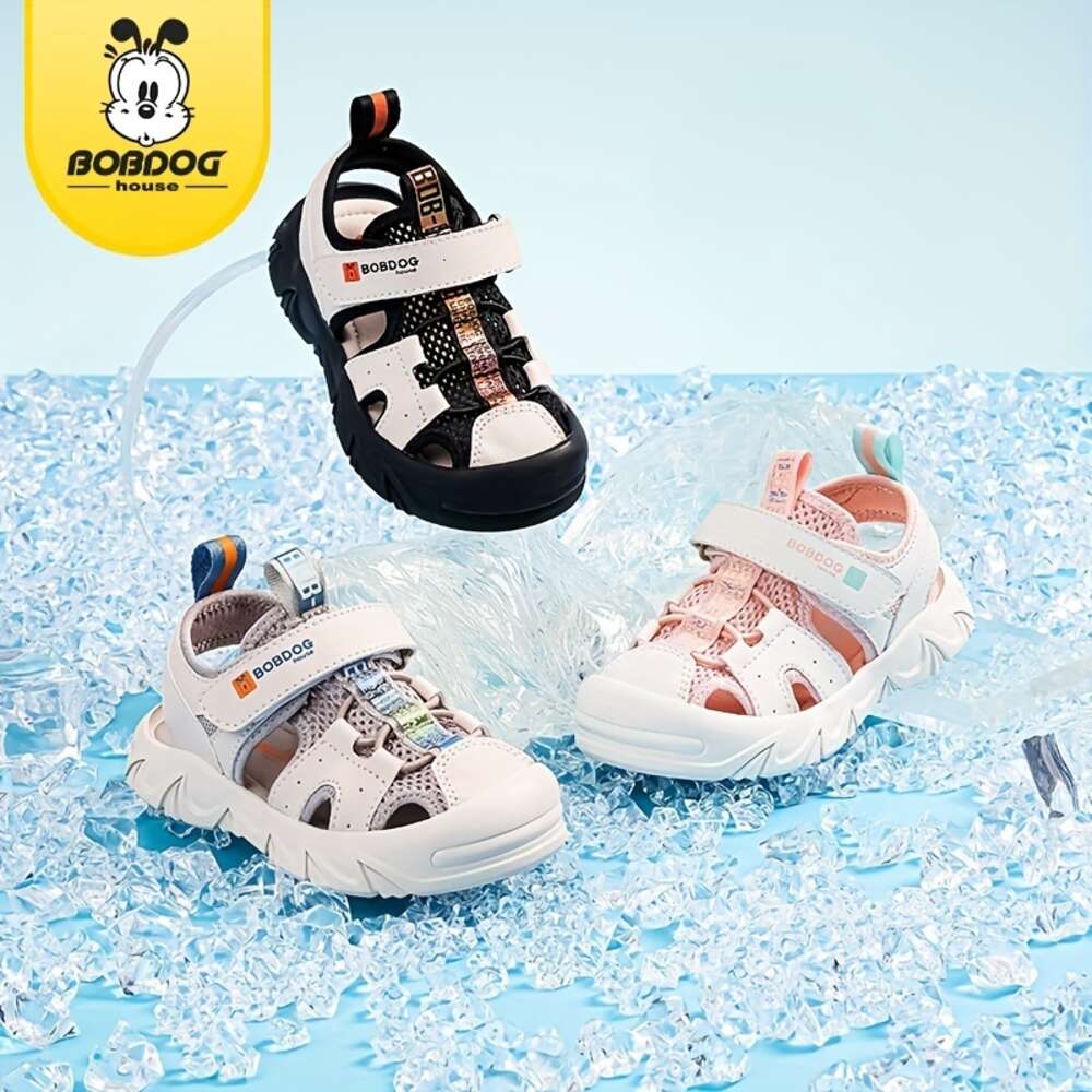 BOBDOG House Unisex Kid's Close Toe Breathable Sandals, Comfy Non Slip Durable Shoes for Boy's & Girl's Outdoor Activities BJ32259