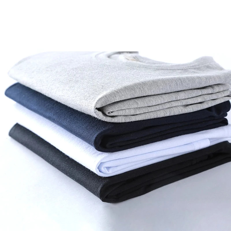 Wholesale DropShip 100 Cotton Summer Soft Slim Short Sleeve TShirt Men Plain Tee Standard Blank T Shirt Ins Tees Top 240419