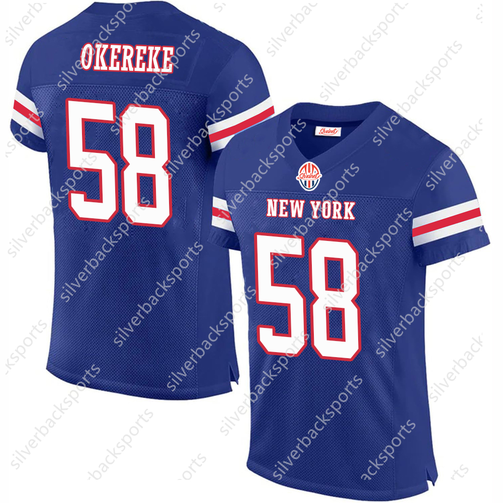 0 Brian Burns Kayvon Thibodeaux Football Jersey DeVito Daniel Malik Nabers Jones Dexter Lawrence II Taylor Deonte Banks Ja Hyatt Devin Singletary Eli 