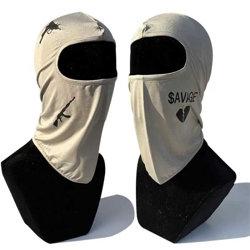 2024 full face Balaclava hat outdoor sports skiing hat summer motorcycle tactical CS maskW241123